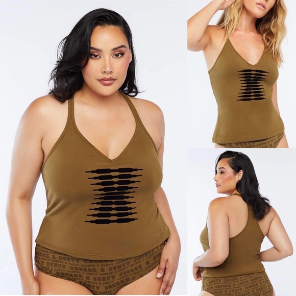 Savage Fenty RacerBack Stretch Tank Athleisure - Picture 1 of 6